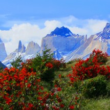 West side of the Cuernos del Paine